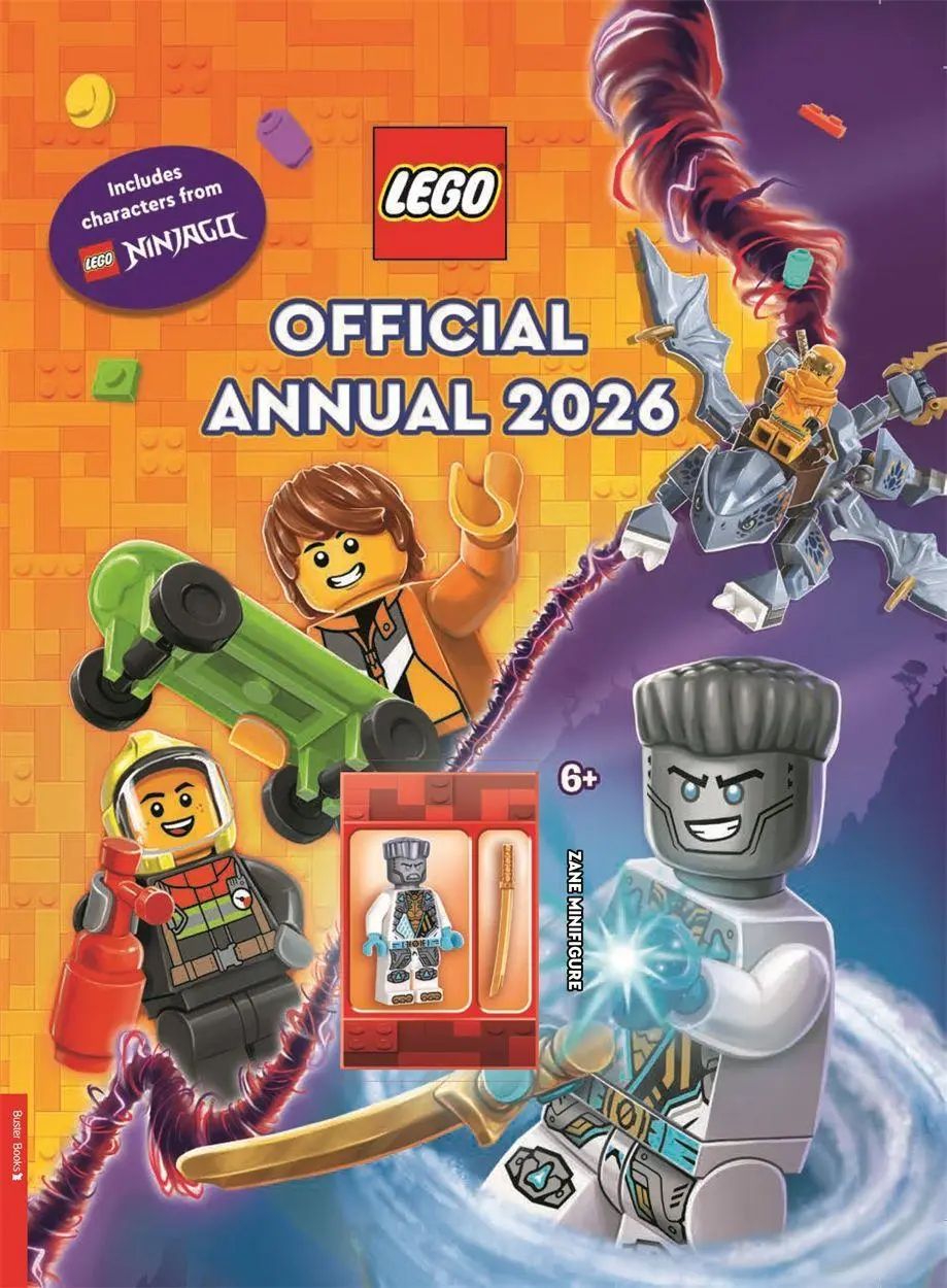 Cover: 9781837251100 | LEGO® Books. Official Annual 2026 (with Zane LEGO NINJAGO® minifigure)