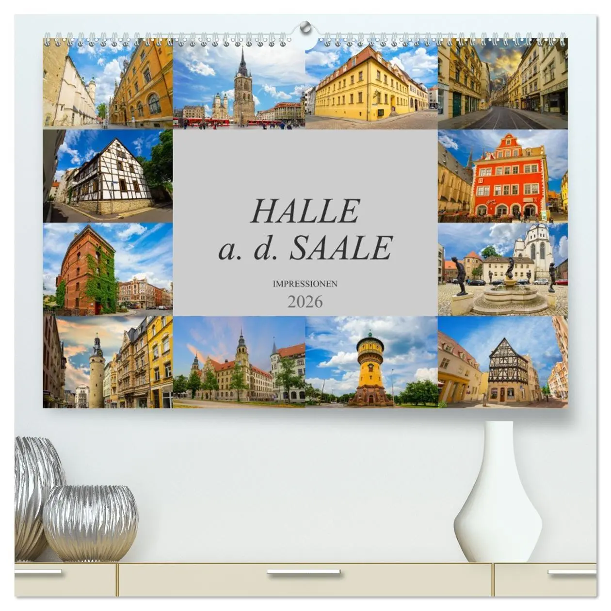 Cover: 9783457721100 | Halle a. d. Saale Impressionen (hochwertiger Premium Wandkalender...