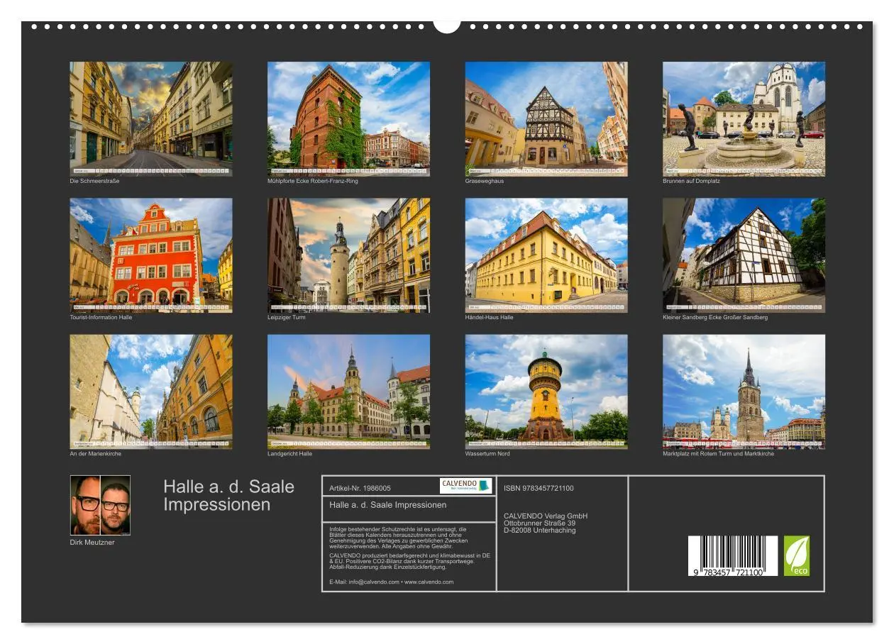Bild: 9783457721100 | Halle a. d. Saale Impressionen (hochwertiger Premium Wandkalender...