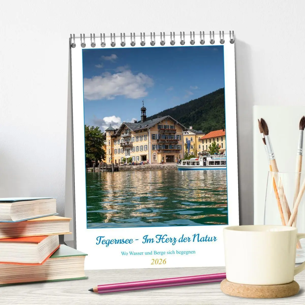 Bild: 9783516741100 | Tegernsee - Im Herz der Natur (Tischkalender 2026 DIN A5 hoch),...