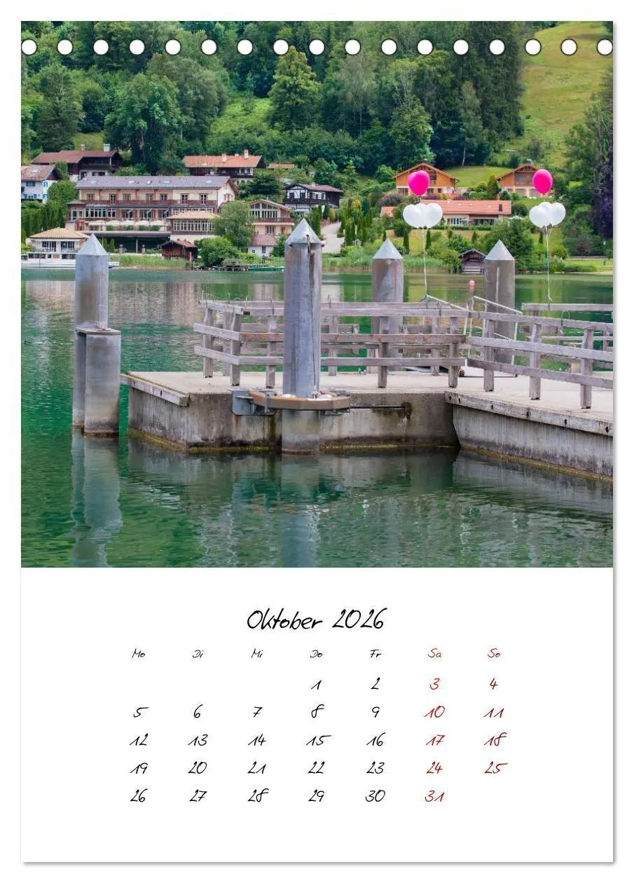 Bild: 9783516741100 | Tegernsee - Im Herz der Natur (Tischkalender 2026 DIN A5 hoch),...