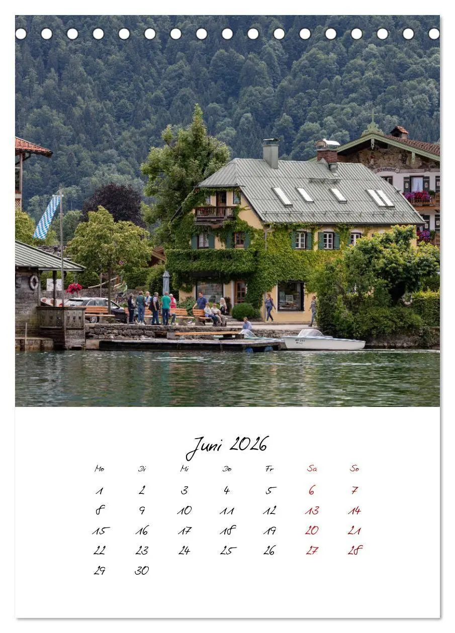 Bild: 9783516741100 | Tegernsee - Im Herz der Natur (Tischkalender 2026 DIN A5 hoch),...