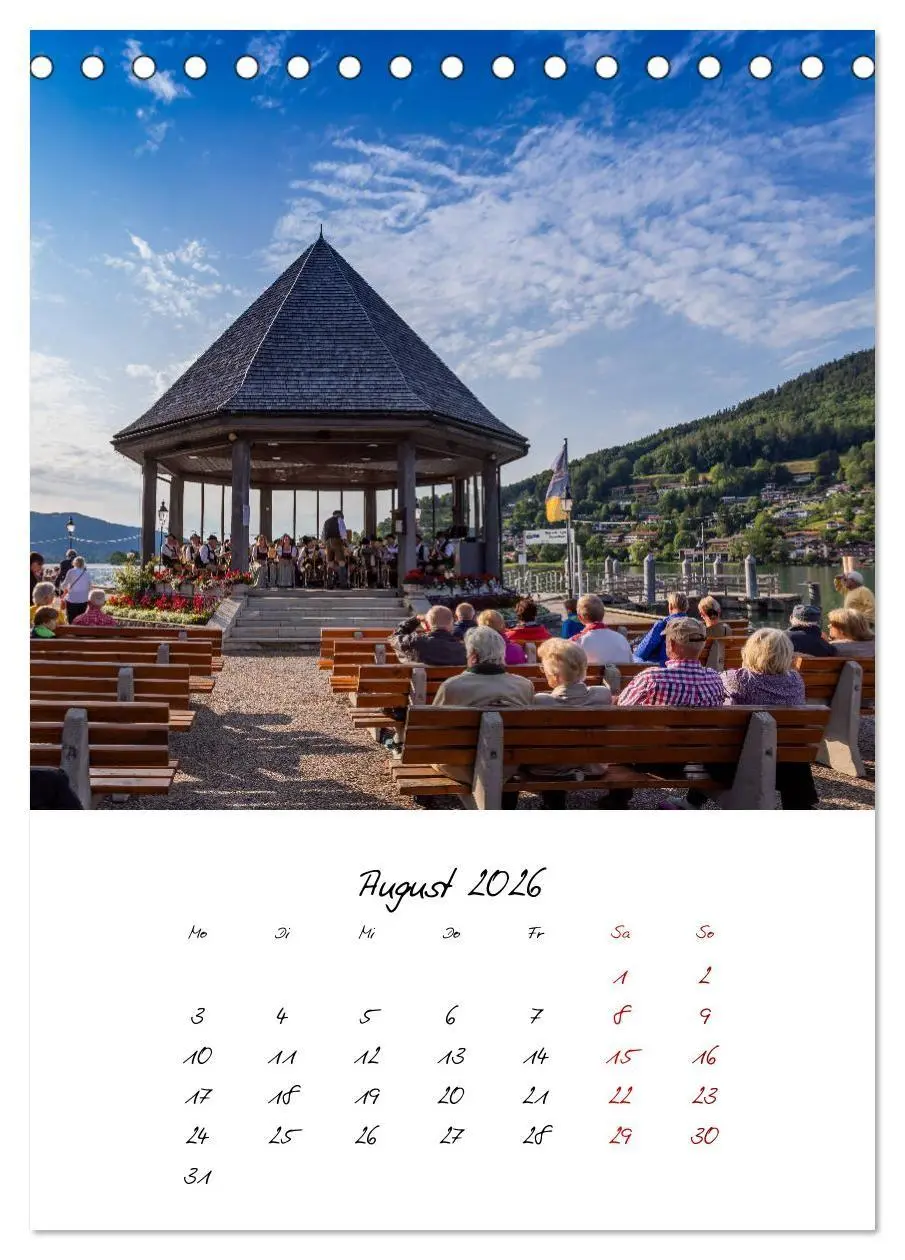 Bild: 9783516741100 | Tegernsee - Im Herz der Natur (Tischkalender 2026 DIN A5 hoch),...