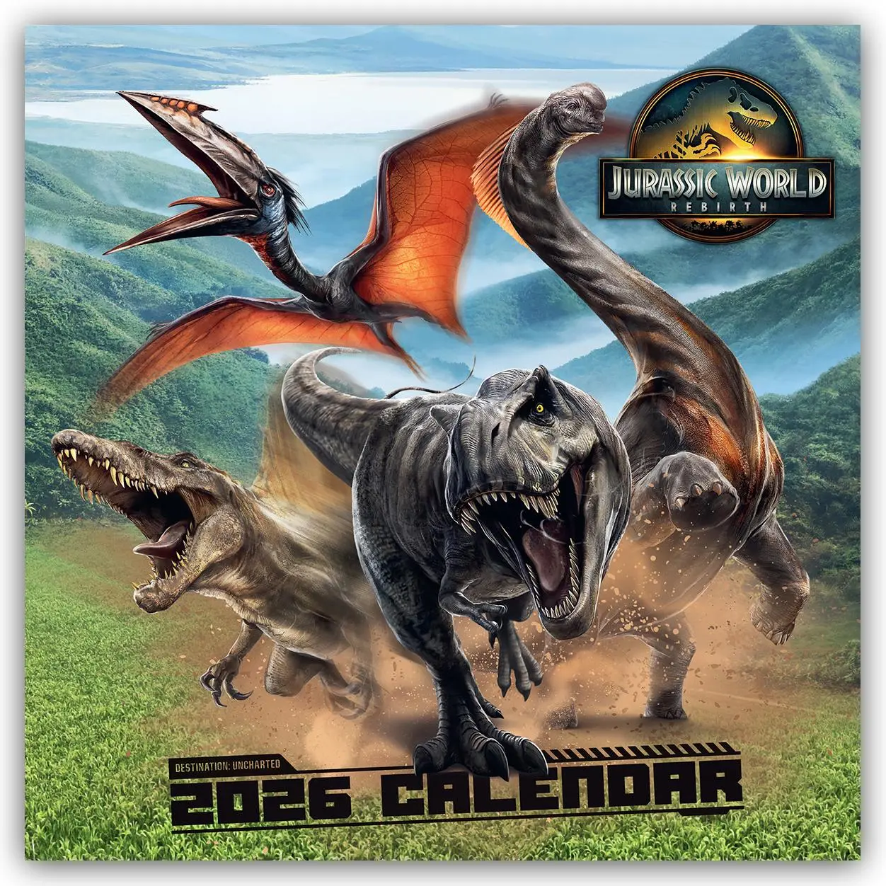 Cover: 9783803531100 | Jurassic World - Rebirth Movie - Offizieller Kalender 2026 | Kalender