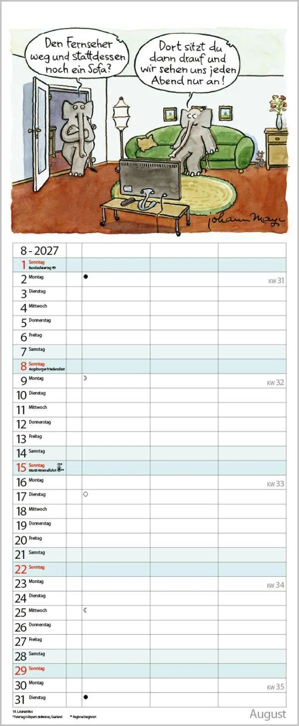 Bild: 9783819301100 | Timer für 2 2027 | Verlag Korsch | Kalender | 14 S. | Deutsch | 2027