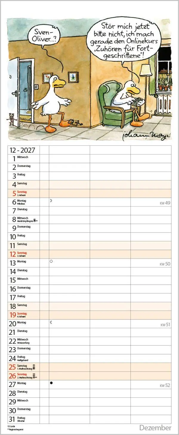 Bild: 9783819301100 | Timer für 2 2027 | Verlag Korsch | Kalender | 14 S. | Deutsch | 2027