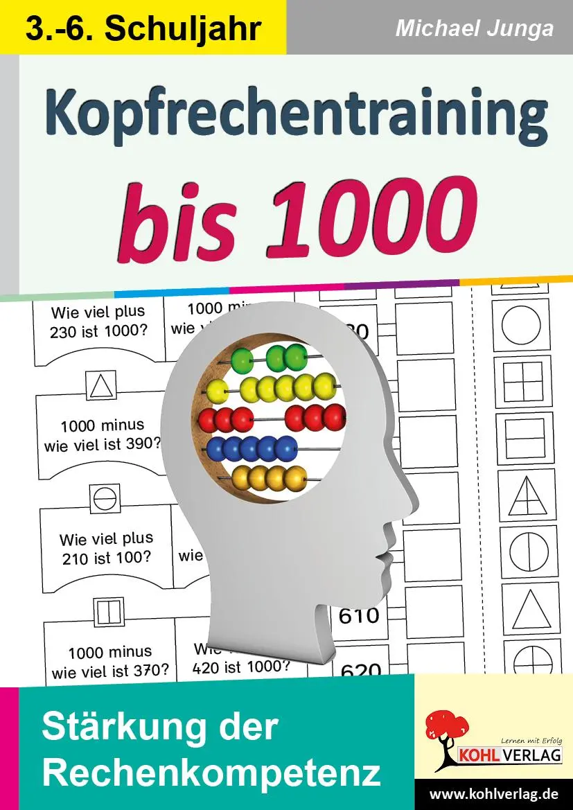 Cover: 9783960401100 | Kopfrechentraining bis 1000 | Michael Junga | Taschenbuch | Deutsch
