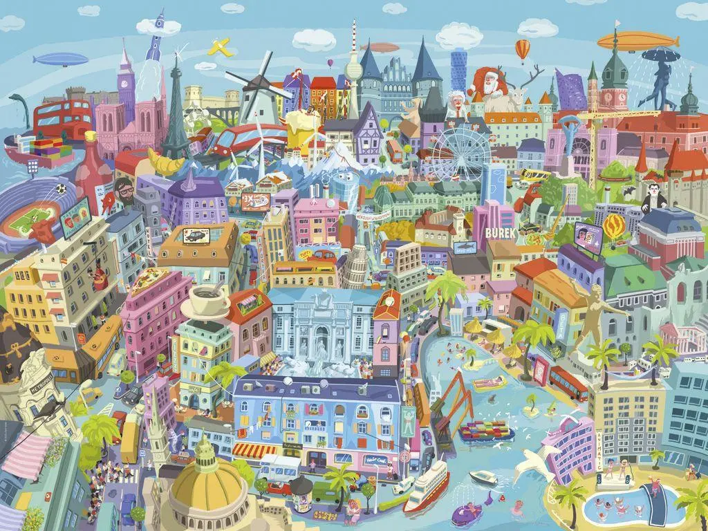 Bild: 4001689301200 | GOOD OLD EUROPE, HEYE Puzzle von Zsolt Vidak | Spiel | 30120 | Deutsch