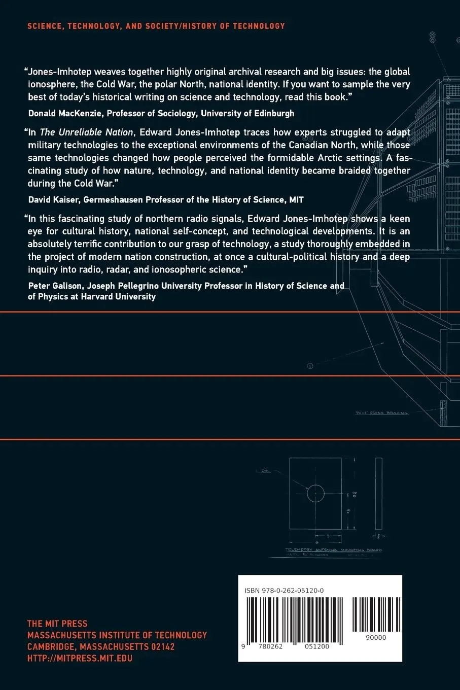 Rückseite: 9780262051200 | The Unreliable Nation | Edward Jones-Imhotep | Taschenbuch | Englisch