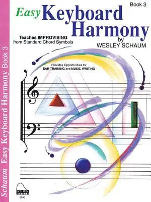 Cover: 9781495081200 | Easy Keyboard Harmony | Book 3 Intermediate Level | Wesley Schaum
