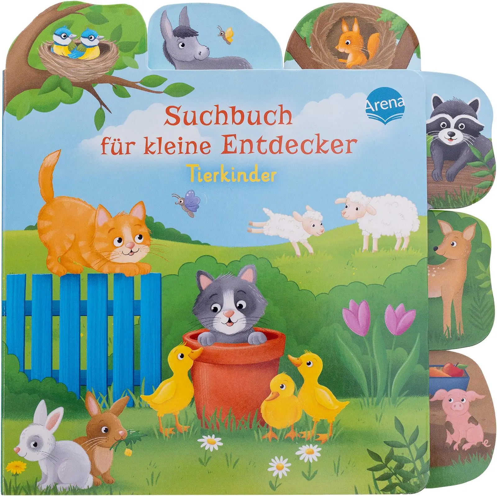 Cover: 9783401721200 | Suchbuch für kleine Entdecker. Tierkinder | Tanja Andersen | Buch