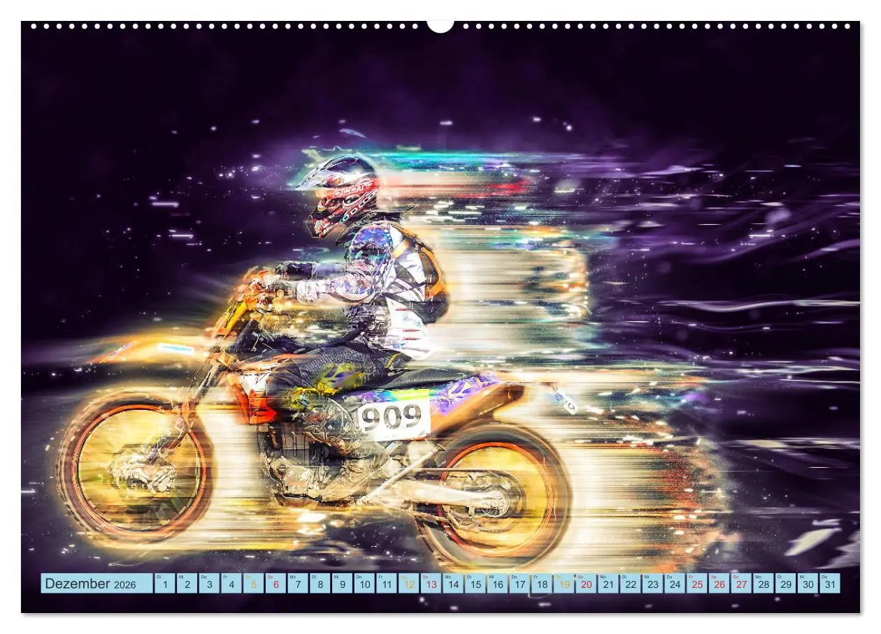 Bild: 9783457881200 | Motocross - extrem cool (Wandkalender 2026 DIN A2 quer), CALVENDO...