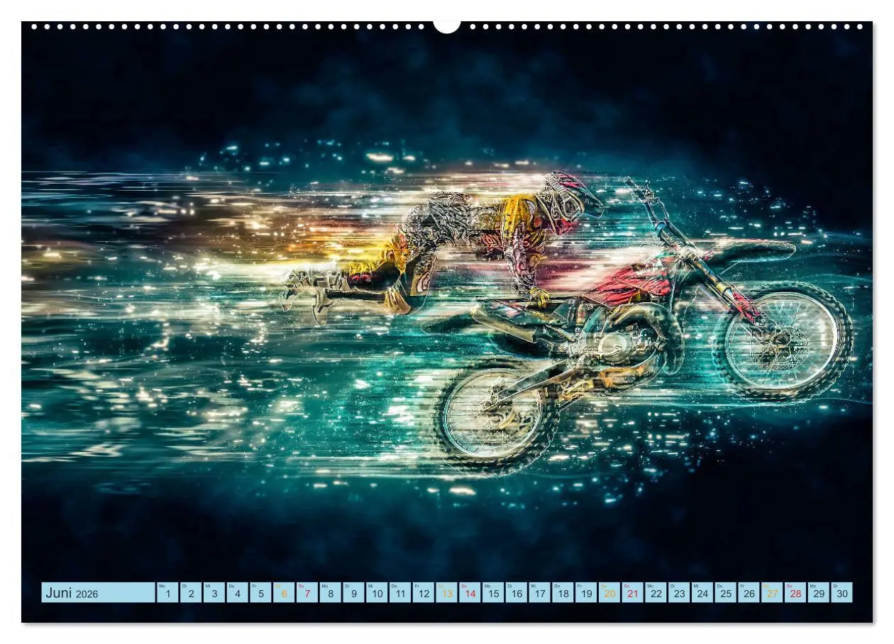 Bild: 9783457881200 | Motocross - extrem cool (Wandkalender 2026 DIN A2 quer), CALVENDO...
