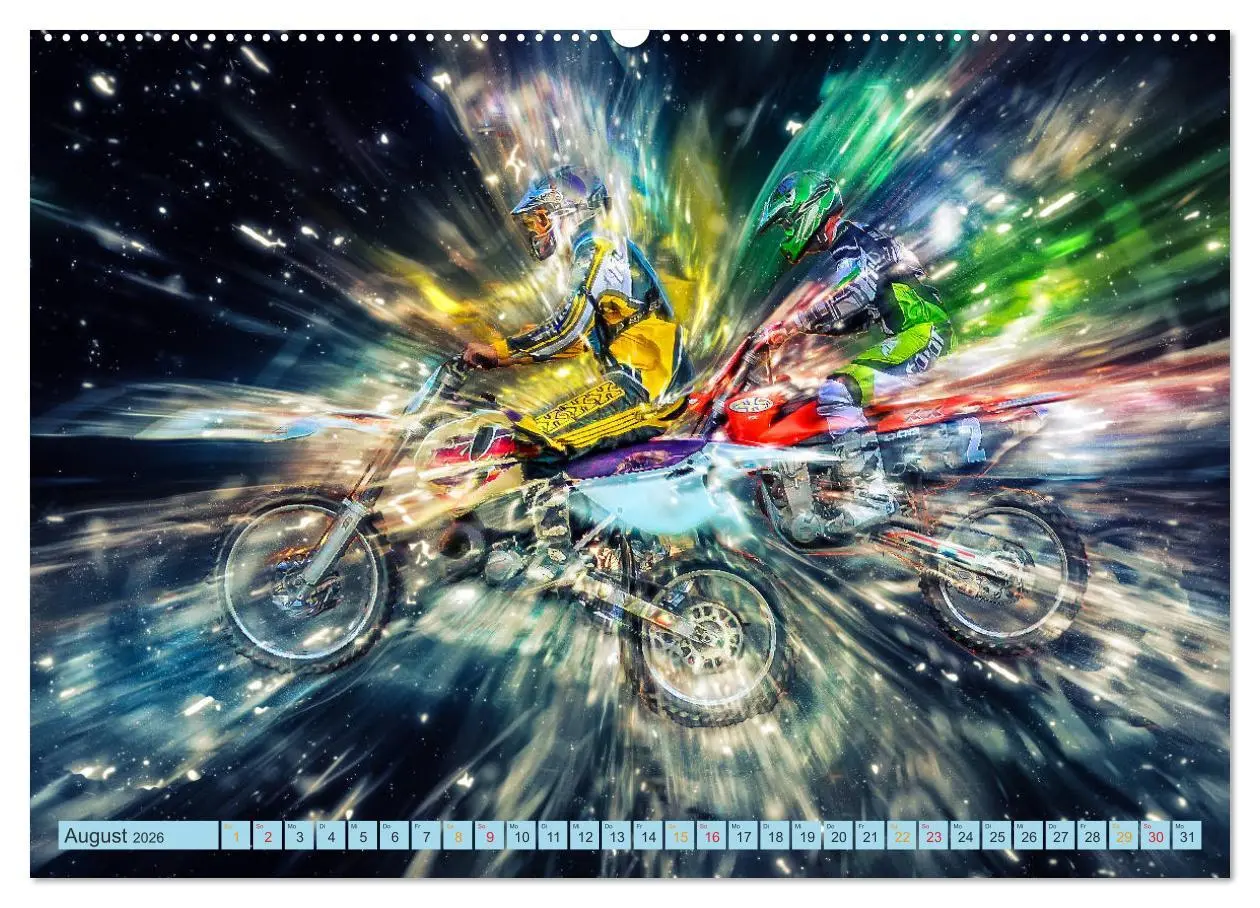 Bild: 9783457881200 | Motocross - extrem cool (Wandkalender 2026 DIN A2 quer), CALVENDO...