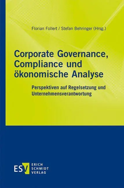 Cover: 9783503241200 | Corporate Governance, Compliance und ökonomische Analyse | Taschenbuch