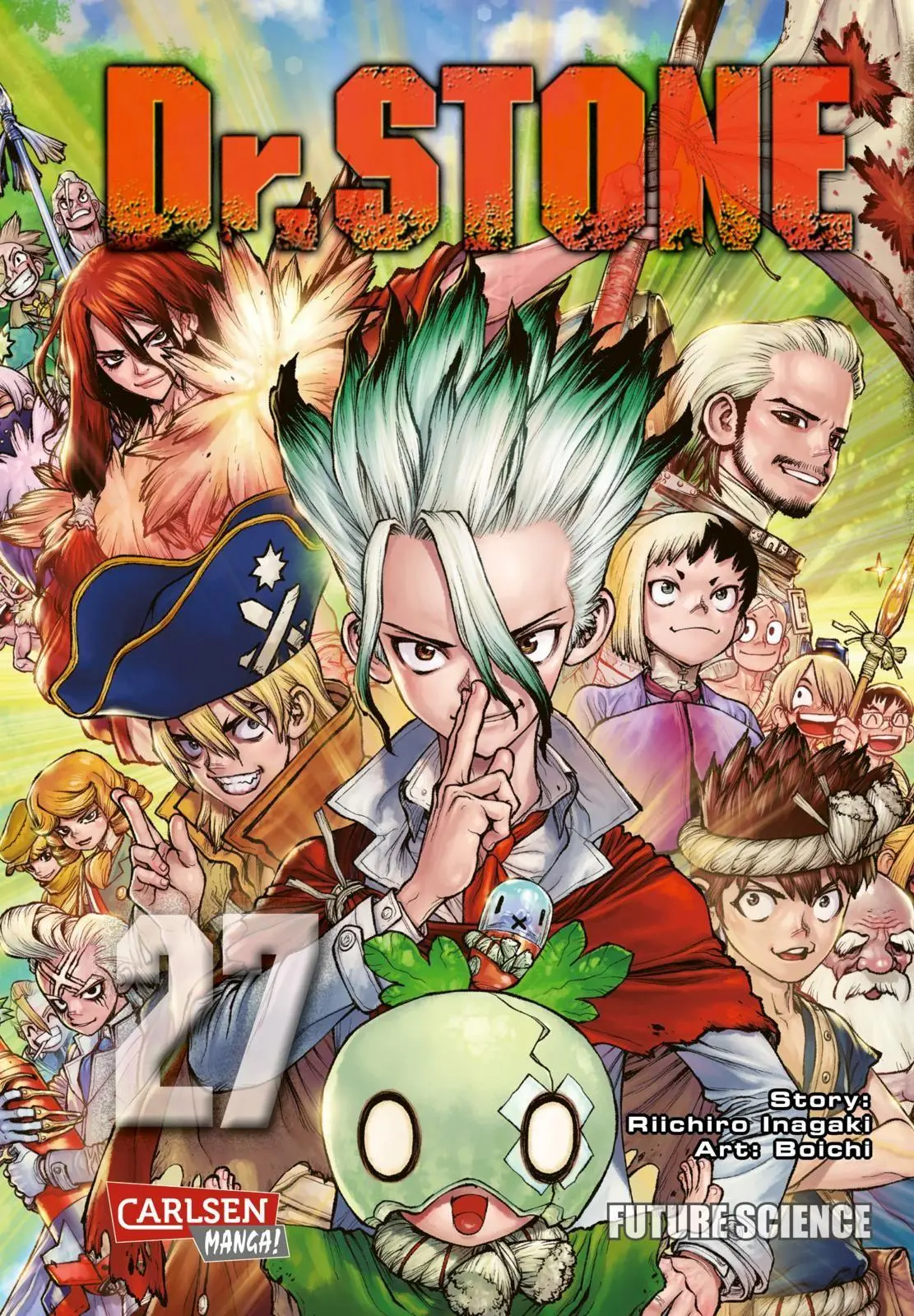 Cover: 9783551761200 | Dr. Stone 27 | Verrückte Abenteuer, Action und Wissenschaft! | Buch