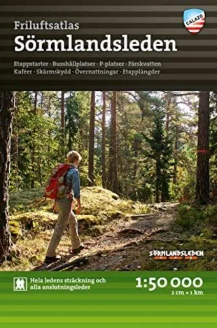 Cover: 9789189371200 | Sormlandsleden - Friluftsatlas | Taschenbuch | Outdoor atlas | 2021
