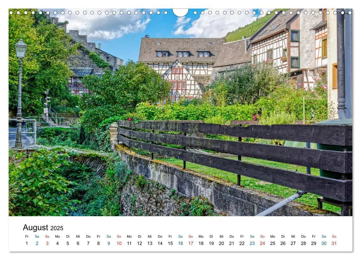 Bild: 9783435161300 | Bacharach - Fachwerkromantik am Rhein (Wandkalender 2025 DIN A3...