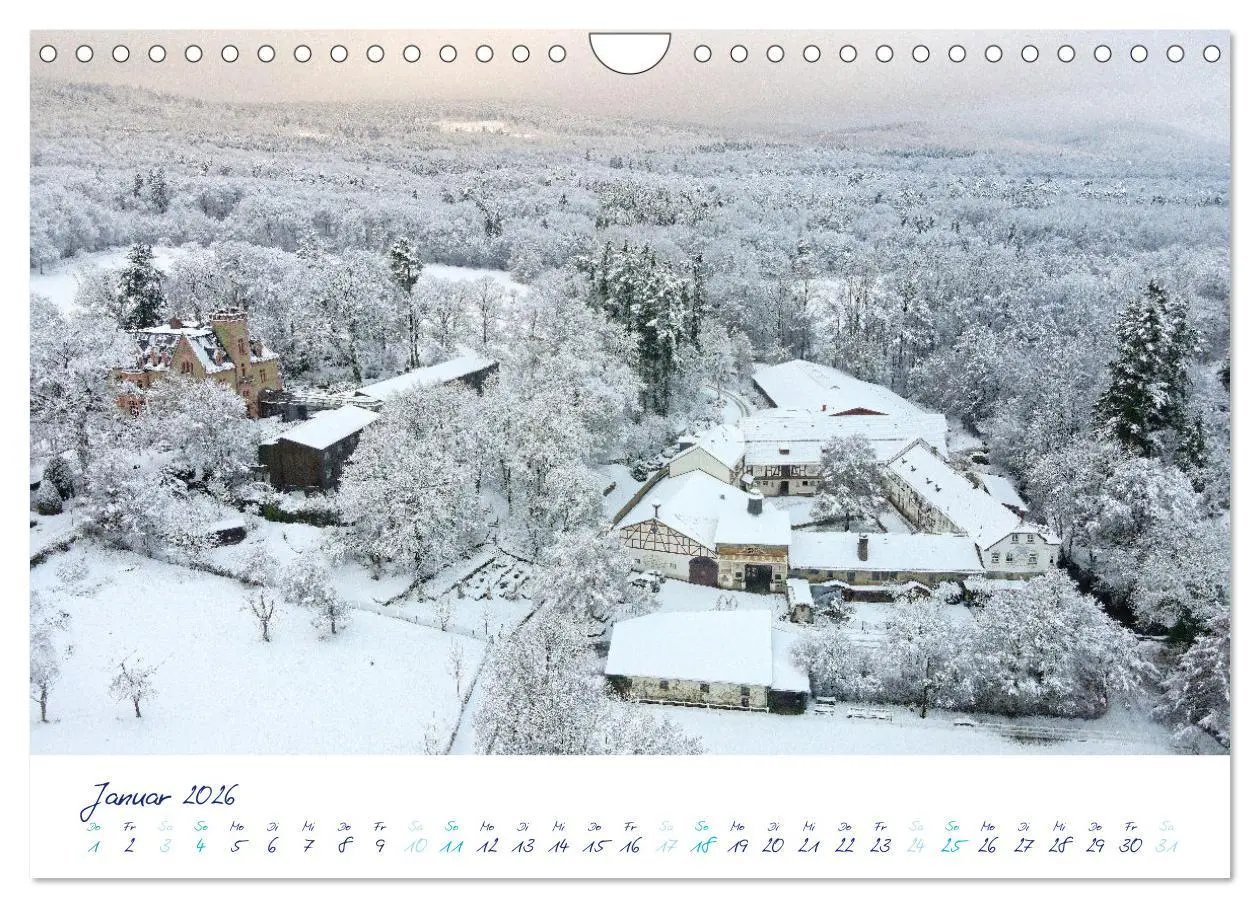 Bild: 9783457321300 | Taunus: Monumente (Wandkalender 2026 DIN A4 quer), CALVENDO...