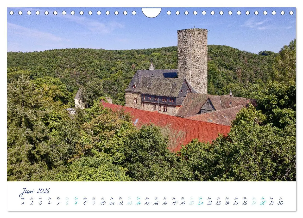 Bild: 9783457321300 | Taunus: Monumente (Wandkalender 2026 DIN A4 quer), CALVENDO...