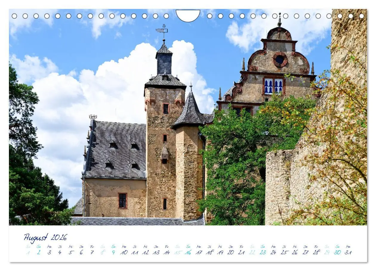 Bild: 9783457321300 | Taunus: Monumente (Wandkalender 2026 DIN A4 quer), CALVENDO...