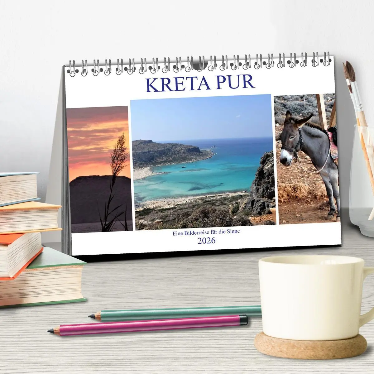 Bild: 9783457701300 | Kreta Pur - Eine Bilderreise für die Sinne (Tischkalender 2026 DIN...