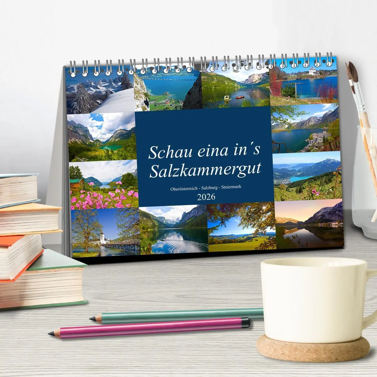Bild: 9783457871300 | Schau eina in´s Salzkammergut (Tischkalender 2026 DIN A5 quer),...