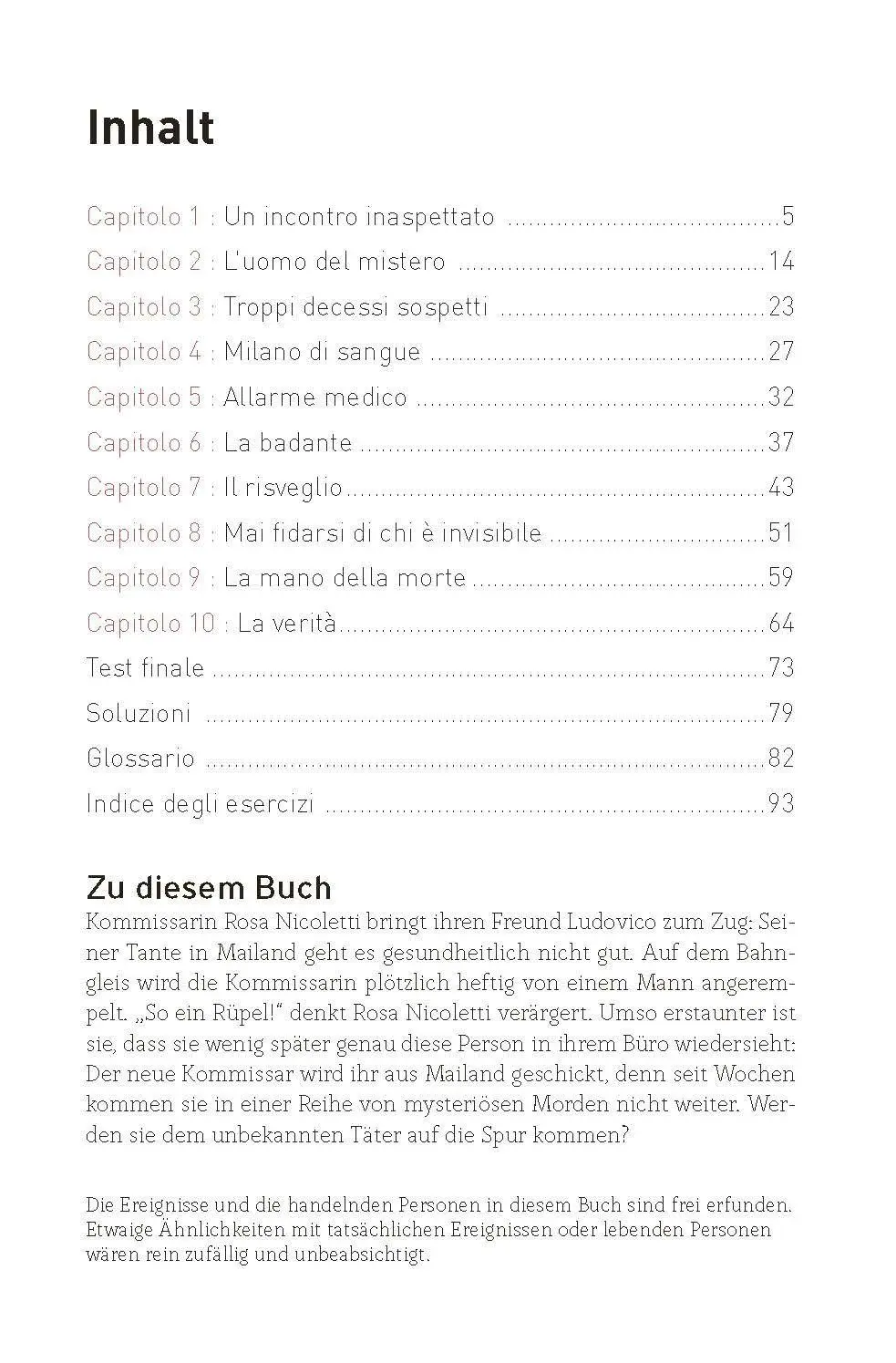 Bild: 9783790101300 | La mano della morte | Italienisch B1 | Alessandra Mattanza | Buch