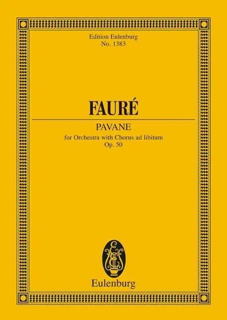 Cover: 9783795771300 | Pavane Op 50 | op. 50. Orchester mit Chor (ad lib.). Studienpartitur