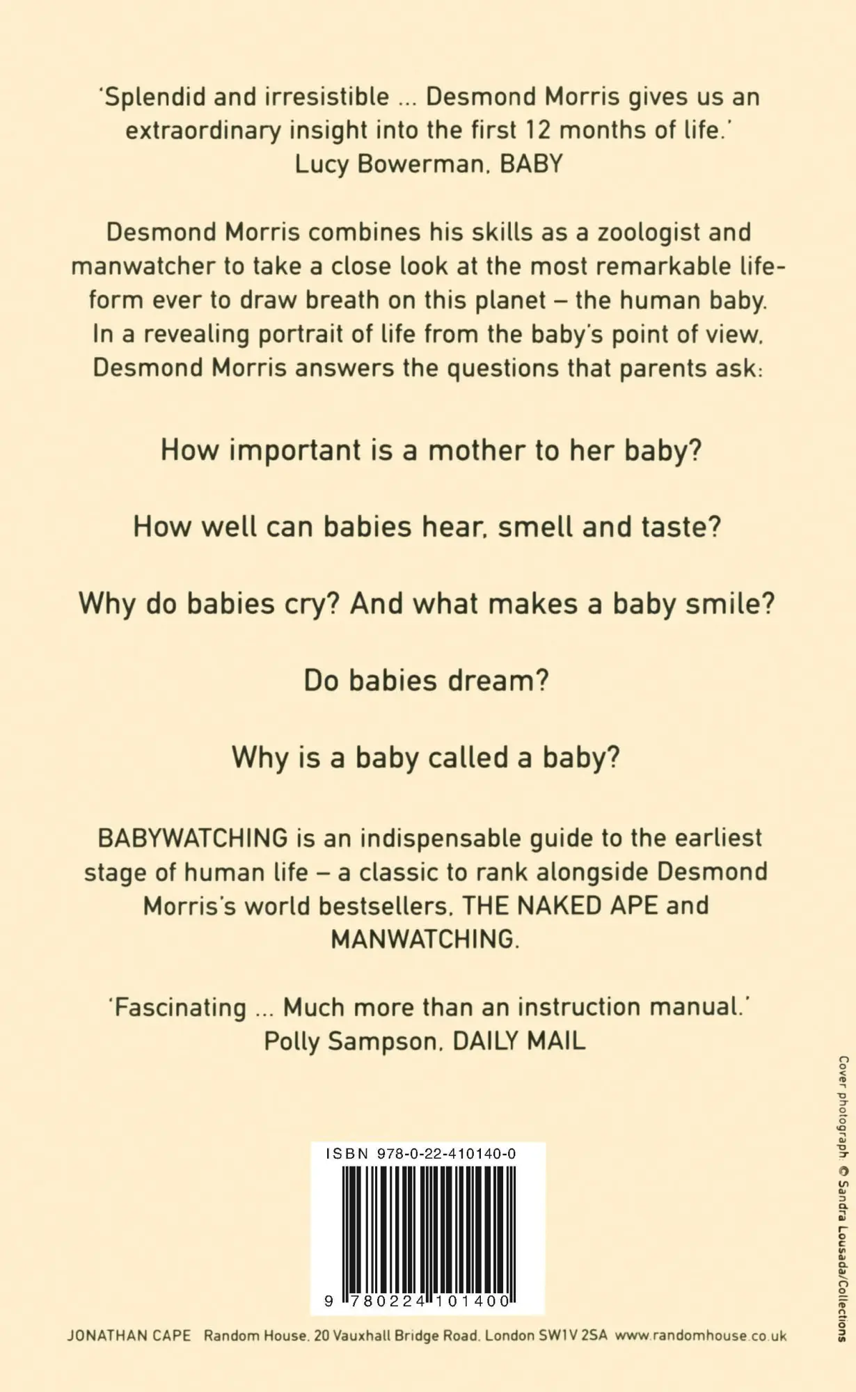 Rückseite: 9780224101400 | Babywatching | Desmond Morris | Taschenbuch | Kartoniert / Broschiert