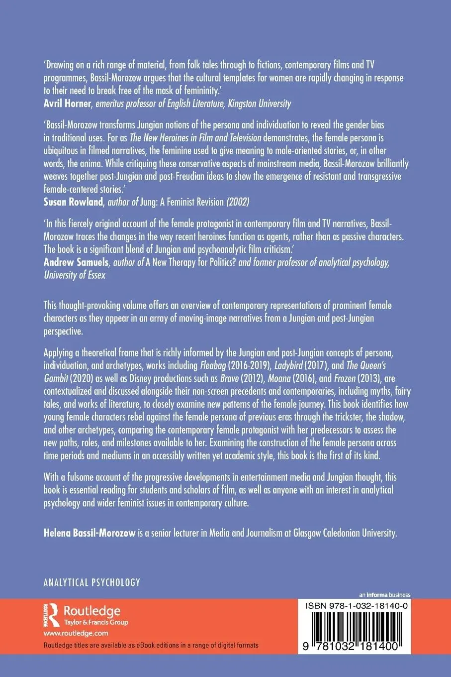 Rückseite: 9781032181400 | The New Heroines in Film and Television | Helena Bassil-Morozow | Buch