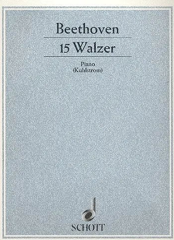 Cover: 9790001031400 | Walsen(15) | Ludwig van Beethoven | Buch | Schott Music