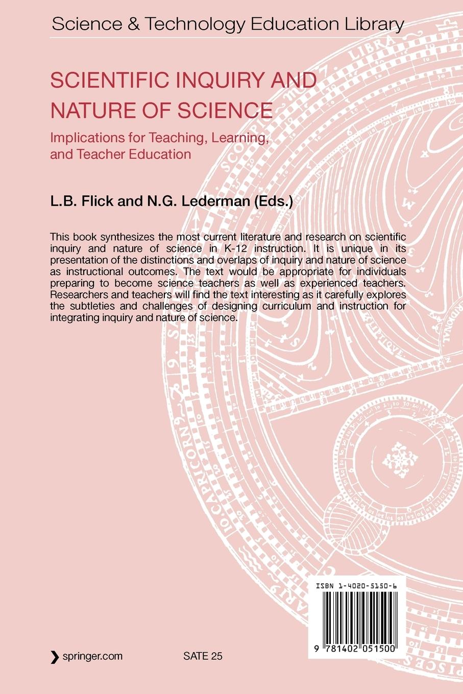 Rückseite: 9781402051500 | Scientific Inquiry and Nature of Science | Lawrence Flick (u. a.)