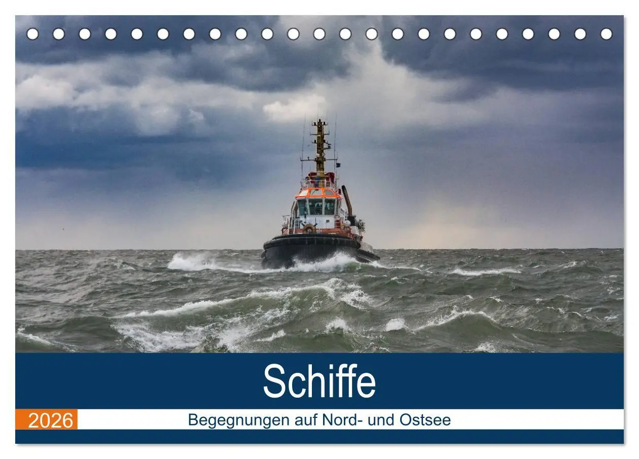 Cover: 9783457851500 | Schiffe - Begegnungen auf Nord- und Ostsee (Tischkalender 2026 DIN...