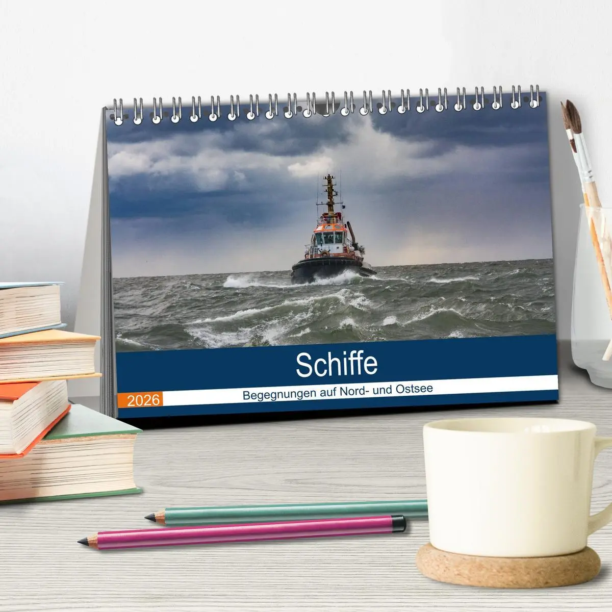Bild: 9783457851500 | Schiffe - Begegnungen auf Nord- und Ostsee (Tischkalender 2026 DIN...