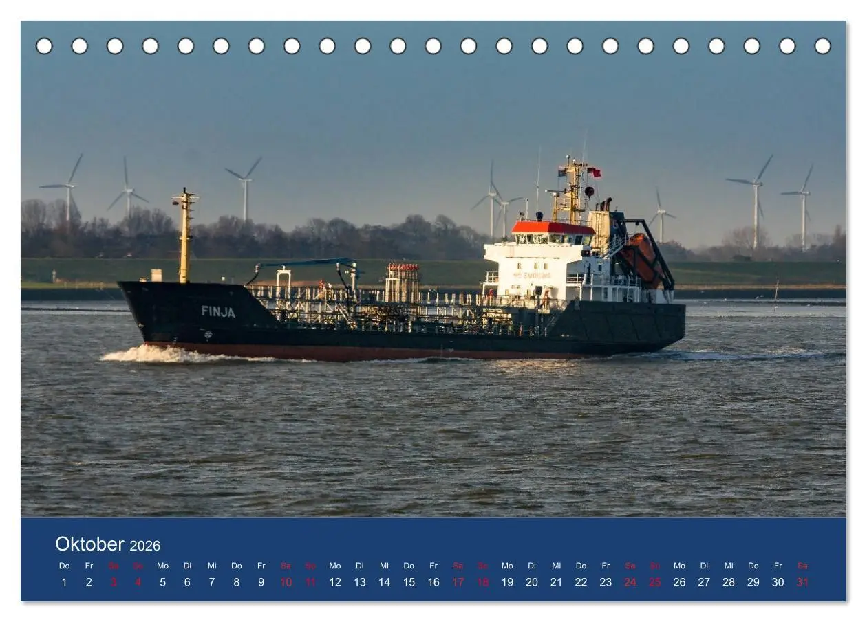 Bild: 9783457851500 | Schiffe - Begegnungen auf Nord- und Ostsee (Tischkalender 2026 DIN...