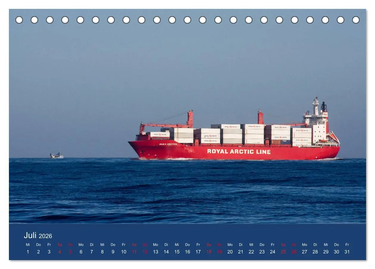 Bild: 9783457851500 | Schiffe - Begegnungen auf Nord- und Ostsee (Tischkalender 2026 DIN...