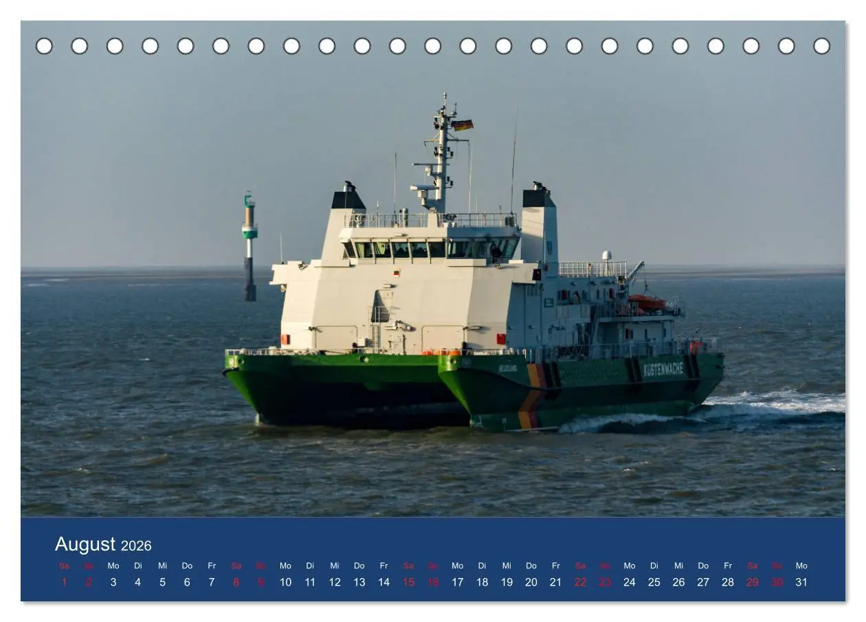 Bild: 9783457851500 | Schiffe - Begegnungen auf Nord- und Ostsee (Tischkalender 2026 DIN...