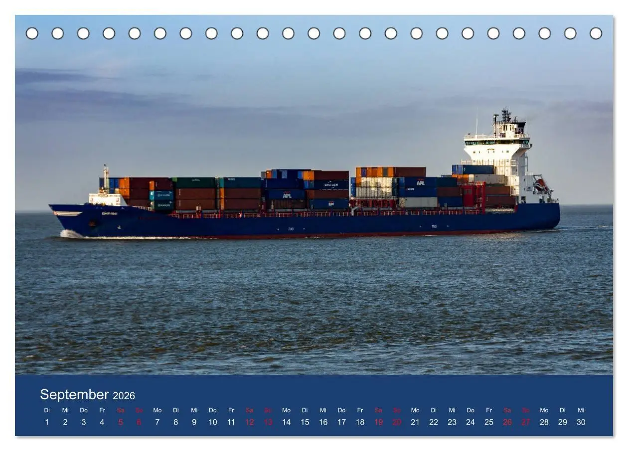 Bild: 9783457851500 | Schiffe - Begegnungen auf Nord- und Ostsee (Tischkalender 2026 DIN...