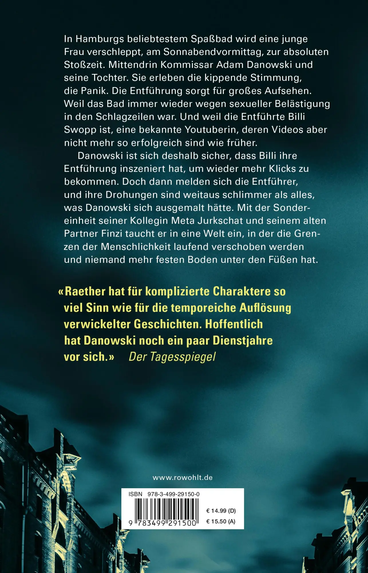 Rückseite: 9783499291500 | Unter Wasser | Till Raether | Taschenbuch | Adam Danowski | 394 S.