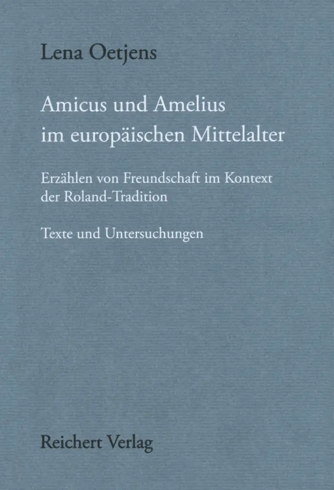 Cover: 9783954901500 | Amicus und Amelius im europäischen Mittelalter | Lena Oetjens | Buch