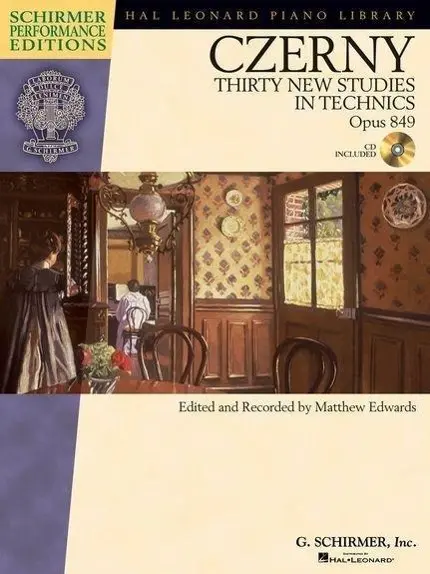 Cover: 9781458411600 | Carl Czerny - Thirty New Studies in Technics, Op. 849 Book/Online...