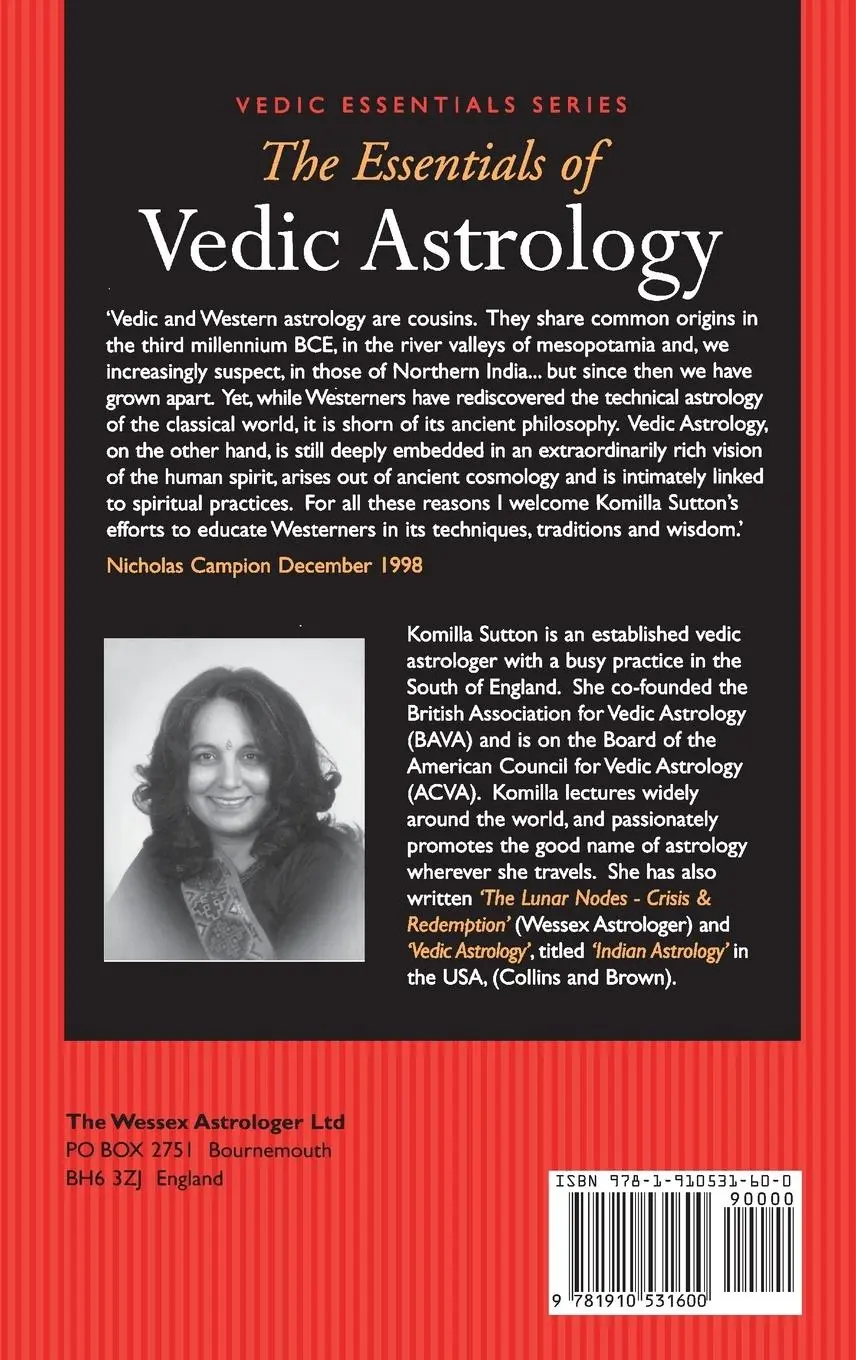 Rückseite: 9781910531600 | The Essentials of Vedic Astrology | Komilla Sutton | Buch | Englisch