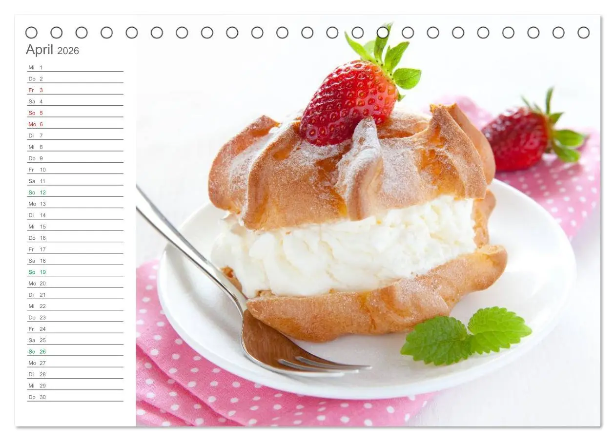 Bild: 9783516171600 | Mhhh ... Kuchenzeit Mein Küchenplaner (Tischkalender 2026 DIN A5...
