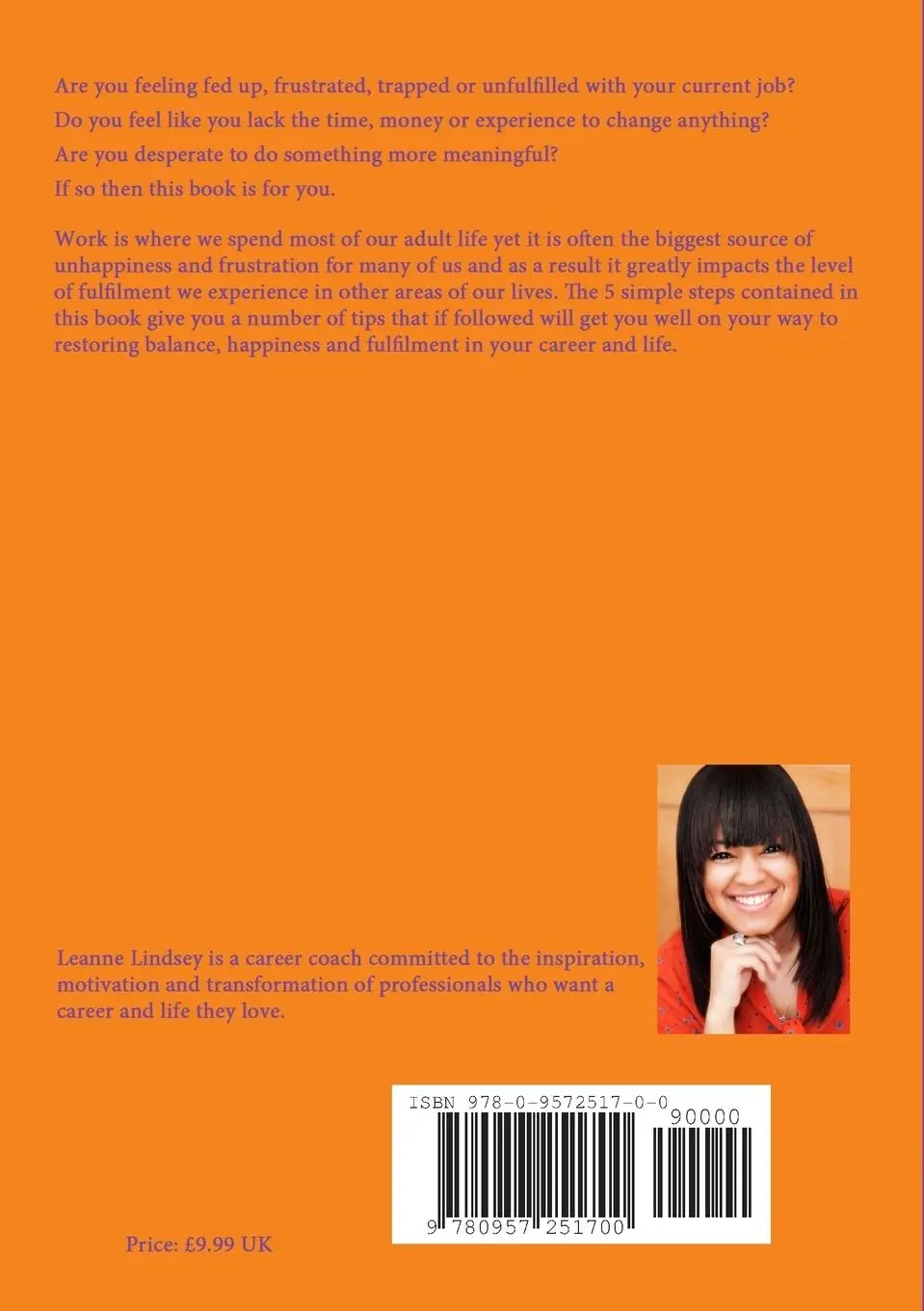 Rückseite: 9780957251700 | Align Your Career &amp; Desired Lifestyle in 5 Simple Steps | Lindsey