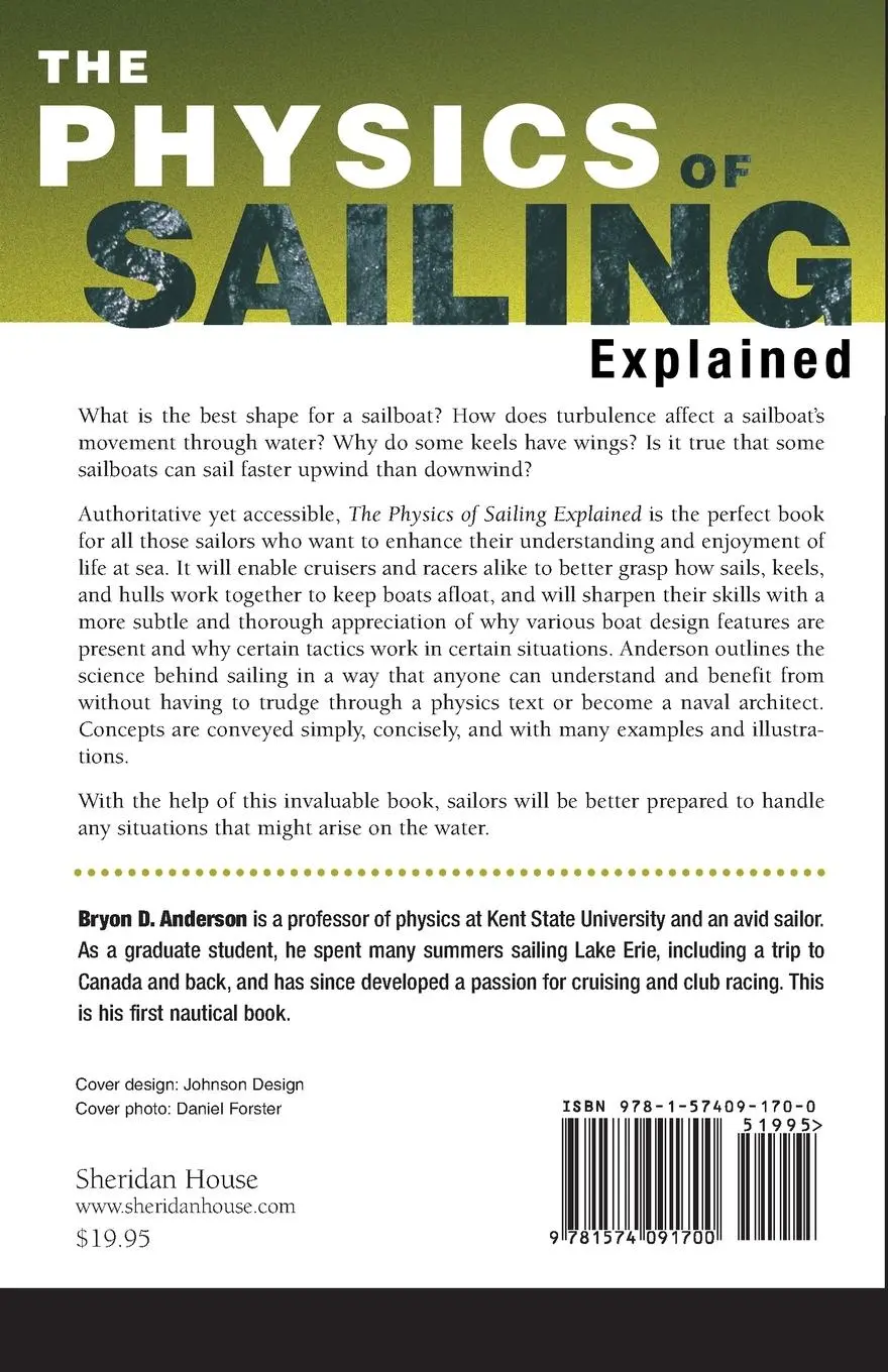 Rückseite: 9781574091700 | The Physics of Sailing Explained | Bryon D. Anderson | Taschenbuch