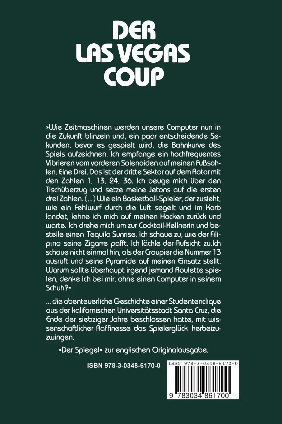Rückseite: 9783034861700 | Der Las Vegas-Coup | Computergenies sprengen die Bank | Bass | Buch