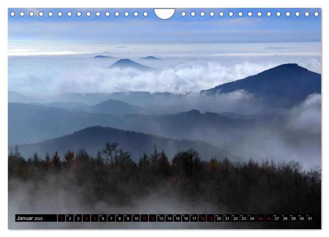 Bild: 9783435431700 | Das Zittauer Gebirge - (Wandkalender 2025 DIN A4 quer), CALVENDO...