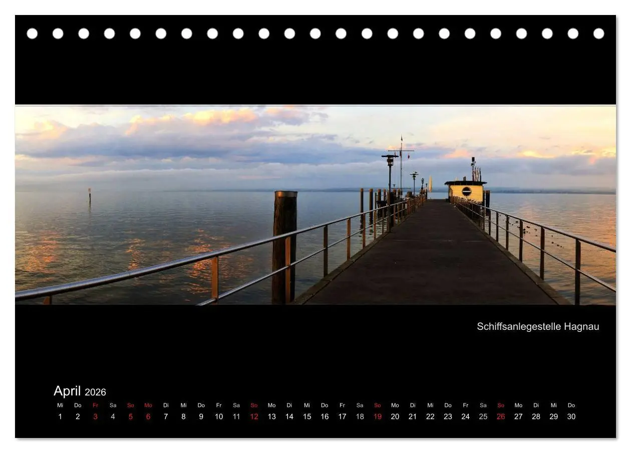 Bild: 9783516091700 | Panoramen vom Bodensee (Tischkalender 2026 DIN A5 quer), CALVENDO...