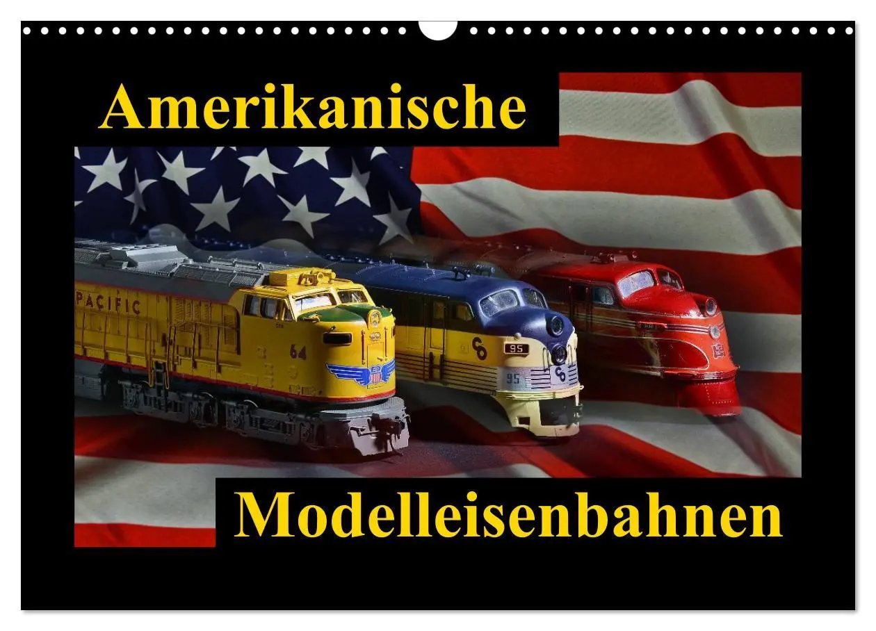 Cover: 9783516161700 | Amerikanische Modelleisenbahnen (Wandkalender 2026 DIN A3 quer),...